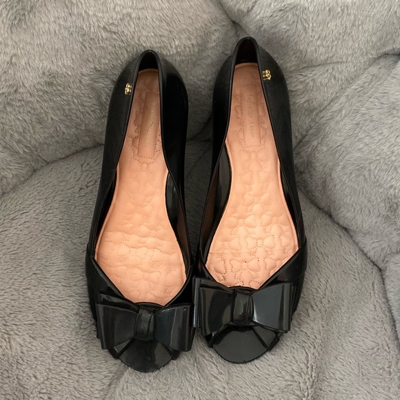 Petite Jolie Shoes - Petite Jolie women’s black rubber shoes. SIZE 8.